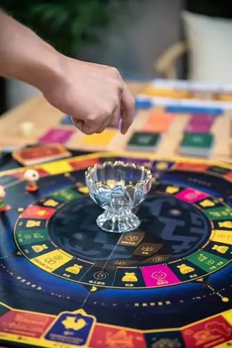Antarmuka permainan Ceme Online di platform blijitu dengan meja pemain dan pot yang jelas